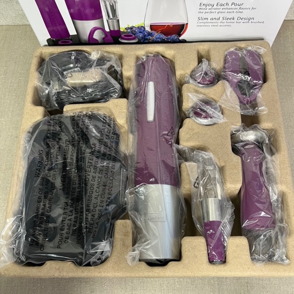 ❤️ Cuisinart Cordless Wine Opener Set with Aerator - Picture 4 of 10